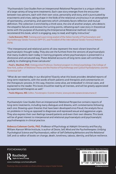 Produktbild: Psychoanalytic Case Studies from an Interpersonal-Relational Perspective