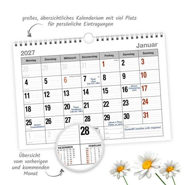 Produktbild: TR&Ouml;TSCH - Monatsterminer Montasterminkalender mit Fotocover 2027