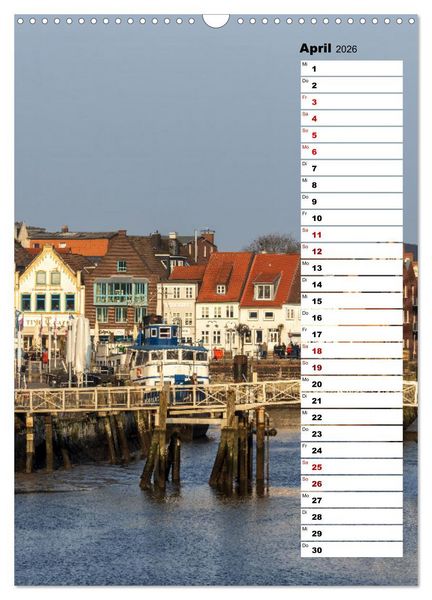 Produktbild: Westk&uuml;ste - Zwischen St. Peter Ording, B&uuml;sum und Elbe (Wandkalender 2026 DIN A3 hoch), CALVENDO Monatskalender