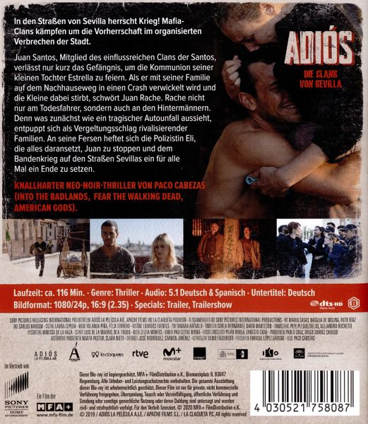 Produktbild: Adi&oacute;s &ndash; Die Clans von Sevilla