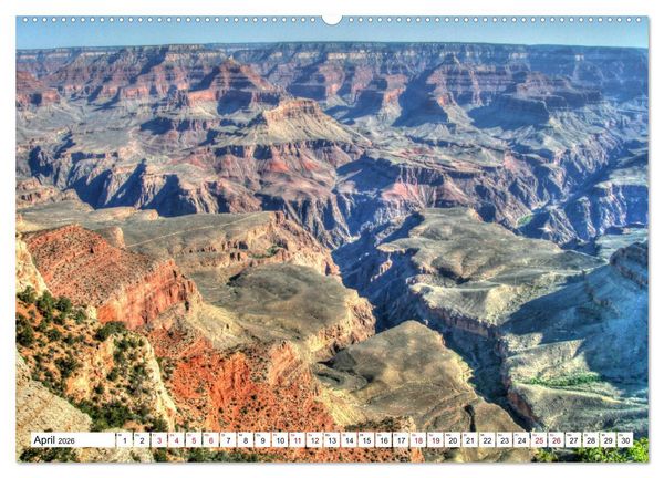 Produktbild: Glanzlichter der USA (hochwertiger Premium Wandkalender 2026 DIN A2 quer), Kunstdruck in Hochglanz