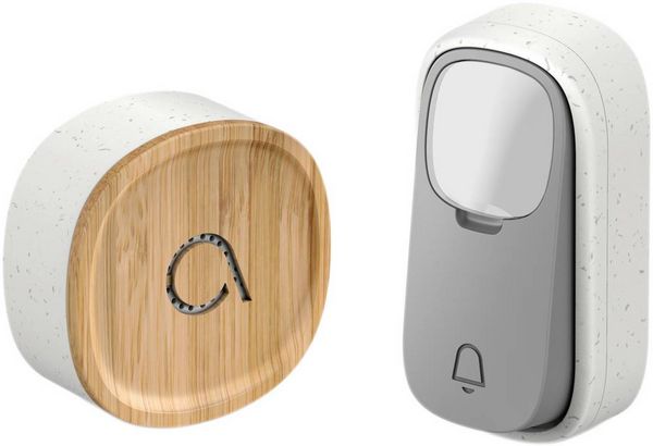 Avidsen 102502 Funkgong Komplett-Set batterielos, mit USB-Anschluss