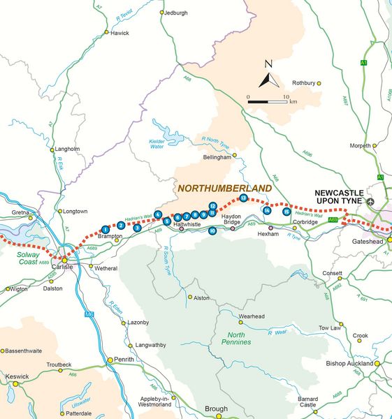 Produktbild: Short Walks Hadrian's Wall