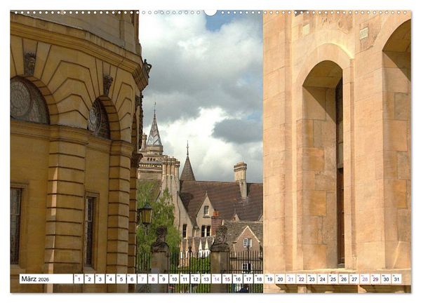 Produktbild: Oxford - die Harry Potter Stadt (Wandkalender 2026 DIN A2 quer), CALVENDO Monatskalender