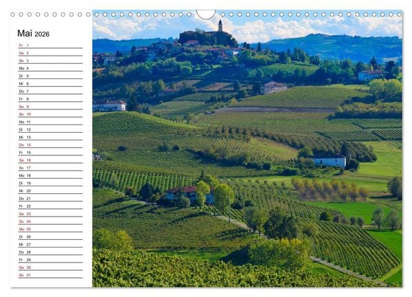 Produktbild: Piemont und Turin (Wandkalender 2026 DIN A3 quer), CALVENDO Monatskalender