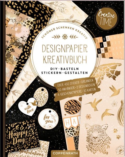 Produktbild: Designpapier-Kreativbuch Animal Print