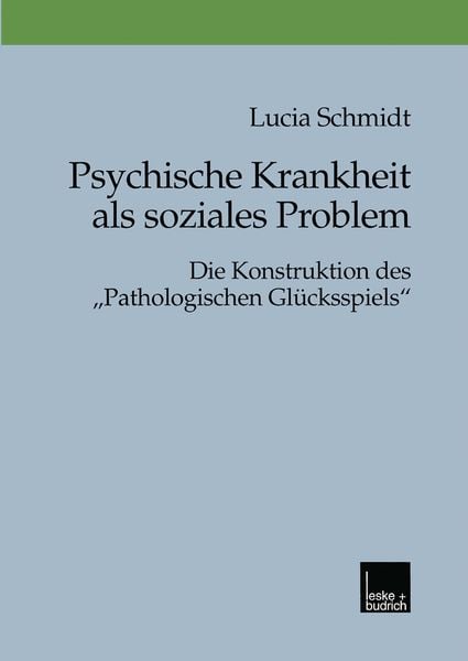 Produktbild: Psychische Krankheit als soziales Problem