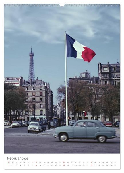 Produktbild: Paris, damals ... (Wandkalender 2026 DIN A2 hoch), CALVENDO Monatskalender