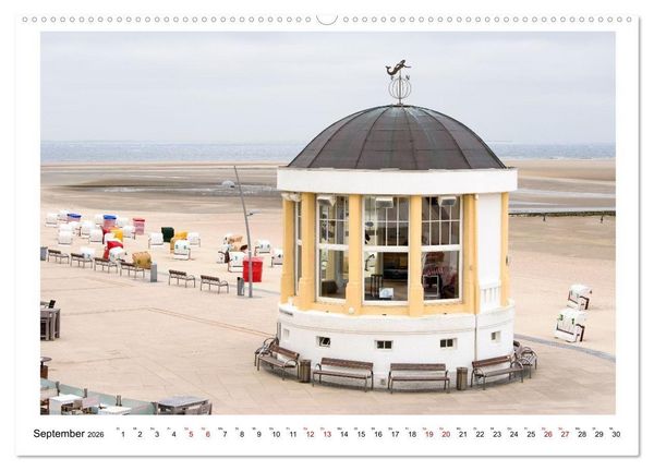 Produktbild: Wir fahren nach Borkum (Wandkalender 2026 DIN A2 quer), CALVENDO Monatskalender