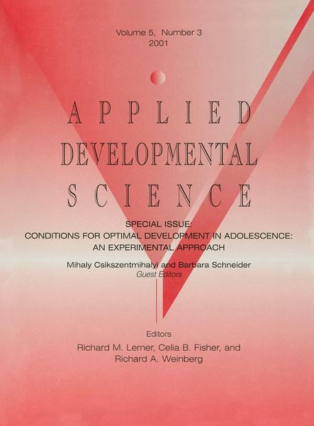 Produktbild: Conditions for Optimal Development in Adolescence