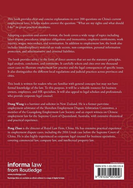 Produktbild: Employment Law in China