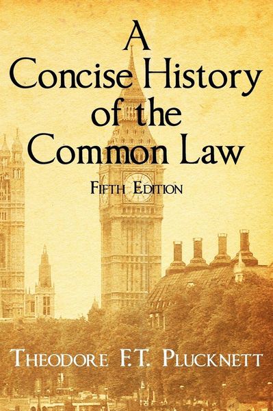 Produktbild: A Concise History of the Common Law. Fifth Edition.