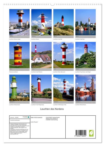 Produktbild: Leuchten des Nordens (hochwertiger Premium Wandkalender 2026 DIN A2 hoch), Kunstdruck in Hochglanz