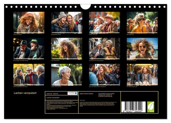 Produktbild: Lachen verzaubert (Wandkalender 2026 DIN A4 quer), CALVENDO Monatskalender