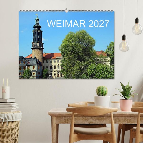 Produktbild: Weimar 2027 (Wandkalender 2027 DIN A2 quer), CALVENDO Monatskalender