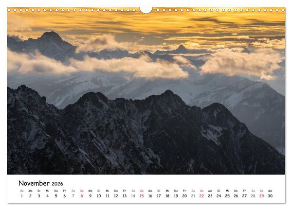 Produktbild: Unterwegs im Allg&auml;u (Wandkalender 2026 DIN A3 quer), CALVENDO Monatskalender