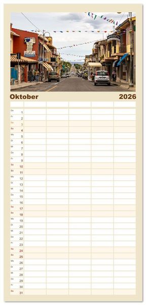 Produktbild: Familienplaner 2026 - Sardinien - Impressionen Einer Mittelmeerperle mit 5 Spalten (Wandkalender, 21 x 45 cm) CALVENDO