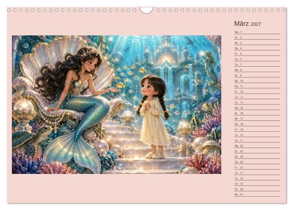 Produktbild: Mila und die Nacht der Fabelwesen (Wandkalender 2027 DIN A3 quer), CALVENDO Monatskalender