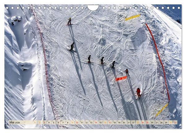 Produktbild: Skifahren - so sch&ouml;n (Wandkalender 2026 DIN A4 quer), CALVENDO Monatskalender