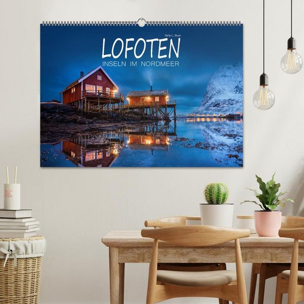 Produktbild: Lofoten - Inseln im Nordmeer (Wandkalender 2026 DIN A2 quer), CALVENDO Monatskalender