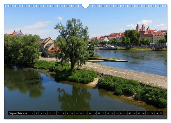 Produktbild: Regensburg erleben (Wandkalender 2026 DIN A3 quer), CALVENDO Monatskalender
