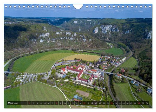 Produktbild: Mein Donautal aus der Luft (Wandkalender 2026 DIN A4 quer), CALVENDO Monatskalender
