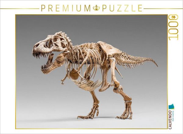 Produktbild: CALVENDO Puzzle Dinosaurier Tyrannosaurus Rex - K&ouml;nig der J&auml;ger | 1000 Teile Lege-Gr&ouml;&szlig;e 64x48cm Foto-Puzzle f&uuml;r gl&uuml;ckliche Stunden