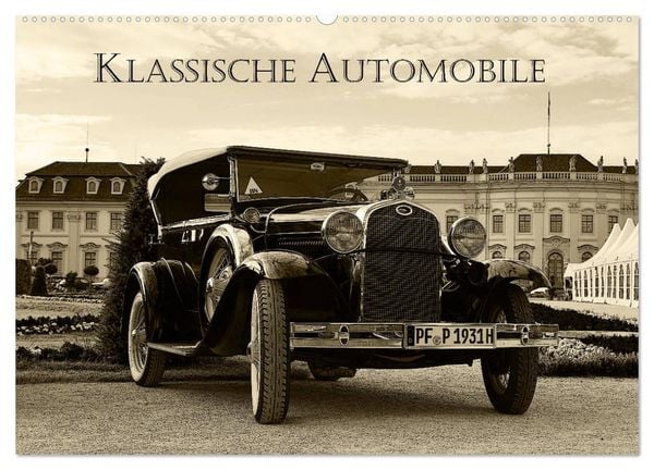 Klassische Automobile (Wandkalender 2026 DIN A2 quer), CALVENDO Monatskalender