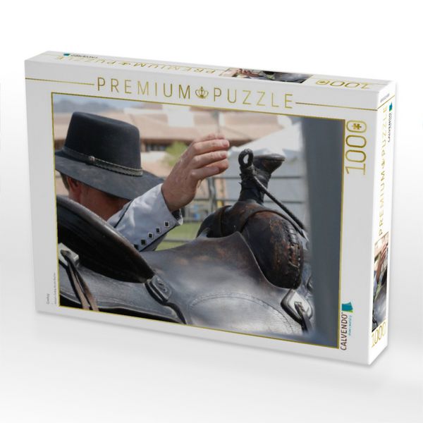 Produktbild: CALVENDO Puzzle Cowboy | 1000 Teile Lege-Gr&ouml;&szlig;e 64x48cm Foto-Puzzle f&uuml;r gl&uuml;ckliche Stunden