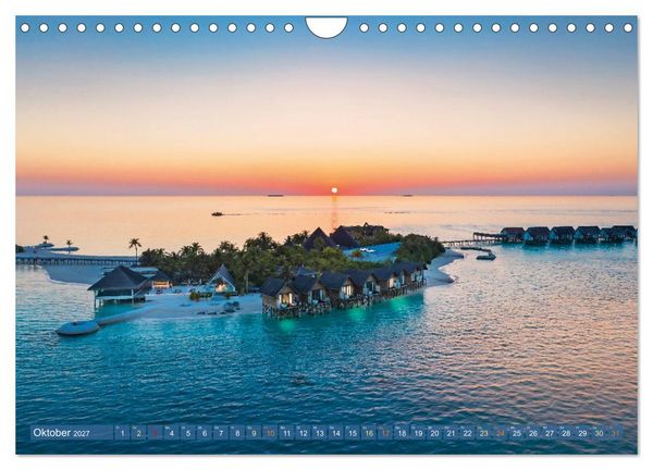 Produktbild: Reif f&uuml;r die Insel: Fernweh & Traumziele (Wandkalender 2027 DIN A4 quer), CALVENDO Monatskalender