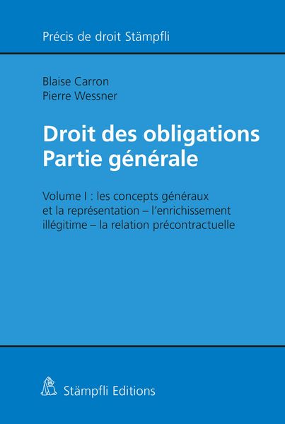 Produktbild: Droit des obligations &iquest; Partie g&eacute;n&eacute;rale