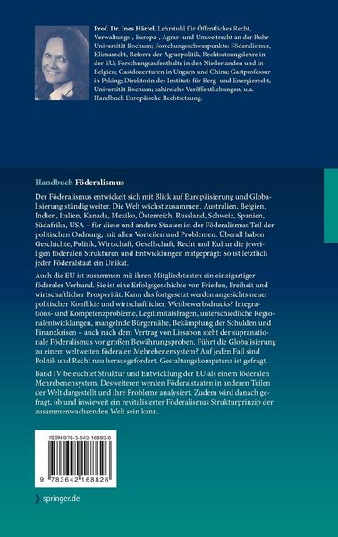Produktbild: Handbuch F&ouml;deralismus - F&ouml;deralismus als demokratische Rechtsordnung und Rechtskultur in Deutschland, Europa und der Welt