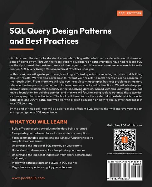 Produktbild: SQL Query Design Patterns and Best Practices