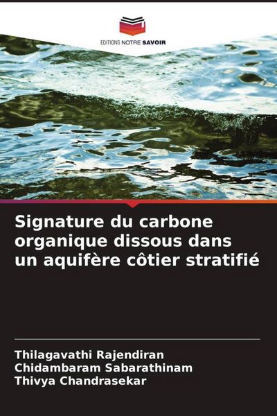 Produktbild: Signature du carbone organique dissous dans un aquif&egrave;re c&ocirc;tier stratifi&eacute;