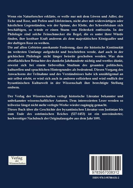 Produktbild: Geschichte der byzantinischen Literatur