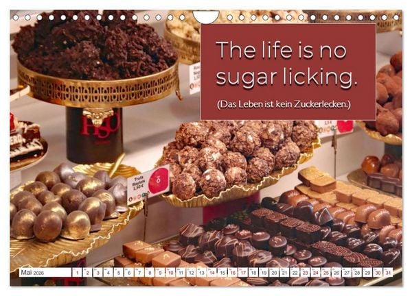 Produktbild: DENGLISCH gesagt ... (Wandkalender 2026 DIN A4 quer), CALVENDO Monatskalender