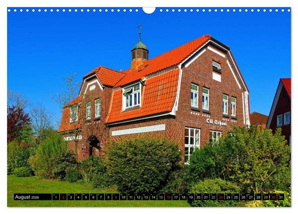 Produktbild: Neuharlingersiel - Ostfrieslands sch&ouml;nstes Hafenst&auml;dtchen (Wandkalender 2026 DIN A3 quer), CALVENDO Monatskalender