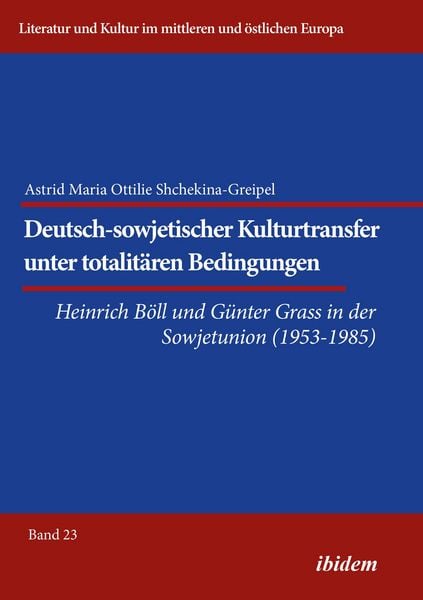 Produktbild: Deutsch-sowjetischer Kulturtransfer unter totalit&auml;ren Bedingungen