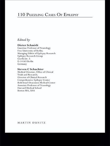Produktbild: One Hundred Case Studies in Epilepsy