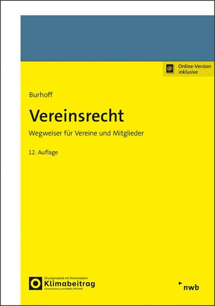 Produktbild: Vereinsrecht