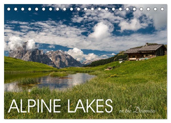 Produktbild: Alpine lakes on the Dolomites (Desk Calendar 2026 DIN A5 landscape), CALVENDO 12 Month DeskCalendar