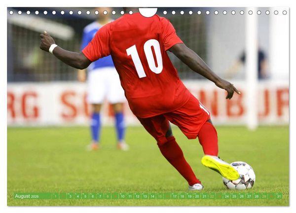 Produktbild: Ich liebe Fu&szlig;ball (Wandkalender 2026 DIN A4 quer), CALVENDO Monatskalender