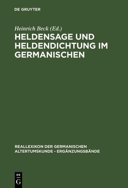 Produktbild: Heldensage und Heldendichtung im Germanischen