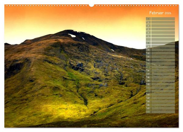 Produktbild: Scotland - Highlands (Wandkalender 2026 DIN A2 quer), CALVENDO Monatskalender