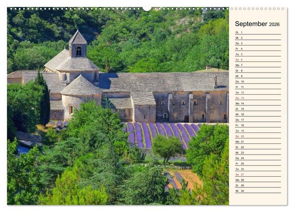 Produktbild: Verzaubernde Provence (hochwertiger Premium Wandkalender 2026 DIN A2 quer), Kunstdruck in Hochglanz