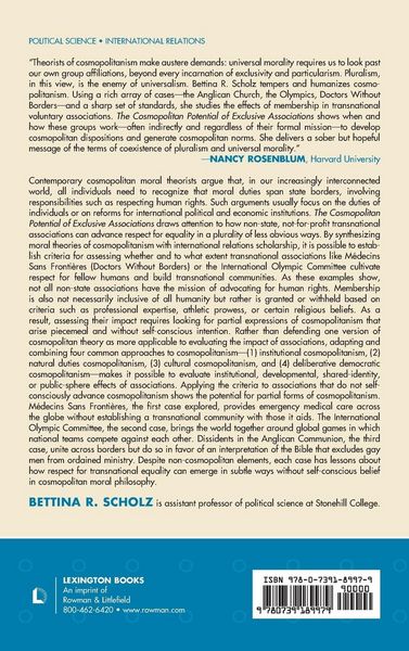 Produktbild: Cosmopolitan Potential of Exclusive Associations