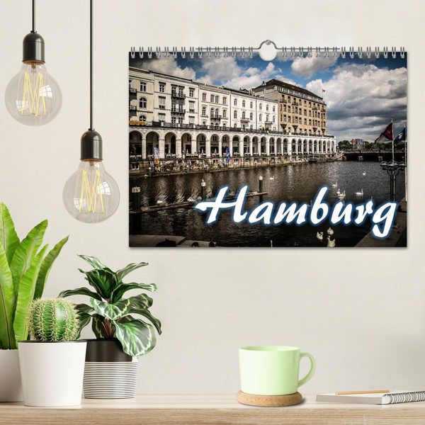 Produktbild: Hamburg (Wandkalender 2026 DIN A4 quer), CALVENDO Monatskalender