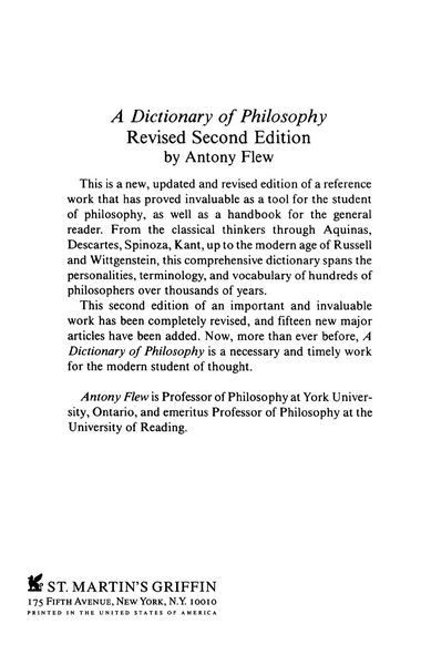 Produktbild: A Dictionary of Philosophy