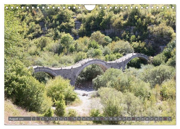 Produktbild: Griechenland 2026 - Zagorochoria und Vikos-Schlucht (Wandkalender 2026 DIN A4 quer), CALVENDO Monatskalender