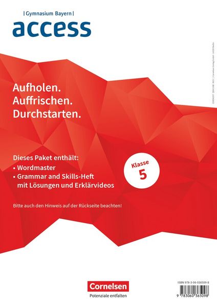 Produktbild: Access - Bayern 2017 - 5. Jahrgangsstufe